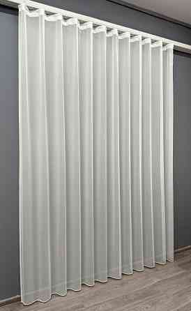 Тюль VR-Textil 1203т Snow Нейлон однотонний Кремовий 400х250 см (43-021) Київ