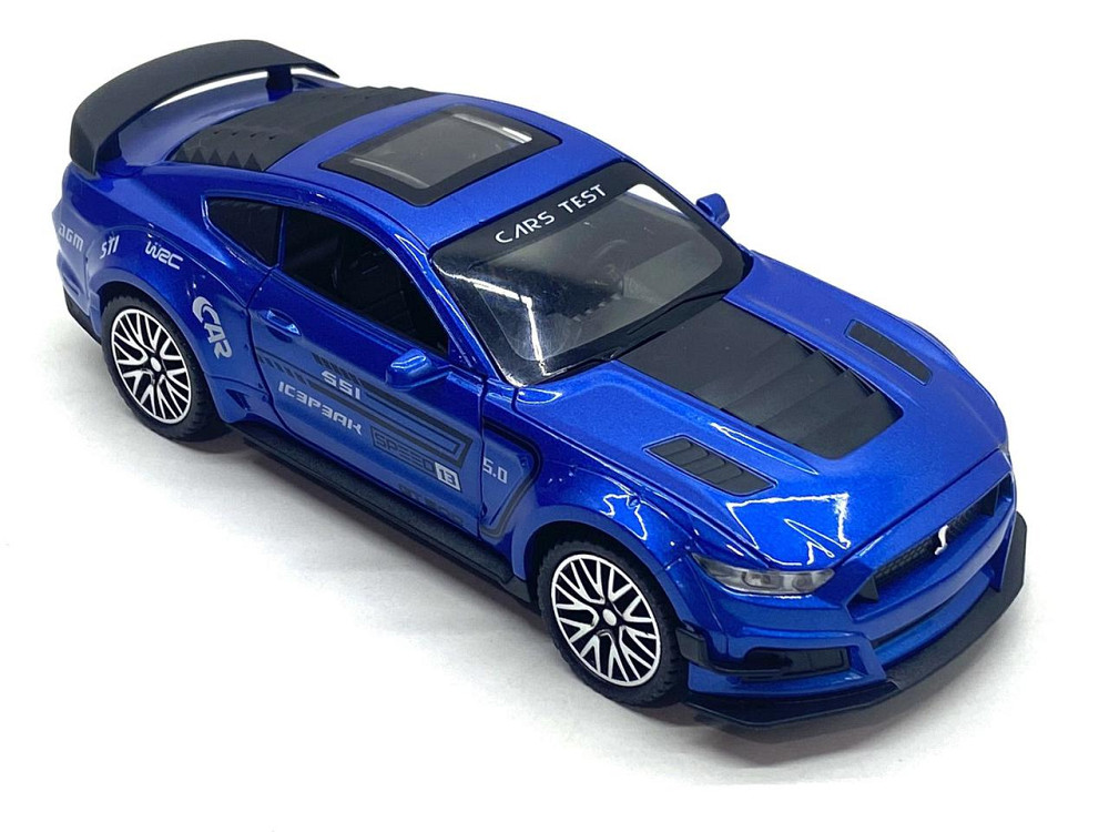 Машинка металева TK Union Group Ford Mustang Shelby 1:32 світло звук Синя (GT-1712) Чернігів - фото 1