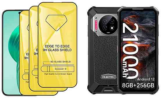 Захисне скло DefenzoGlass для Oukitel WP19, WP19 Pro 2023 – подвійна міцність Київ
