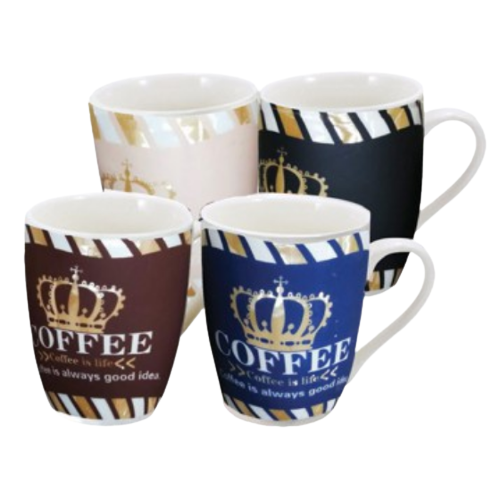 Чашка детская Кофе Корона 330мл конус фарфор A-46 (микс) Interos Житомир - изображение 5