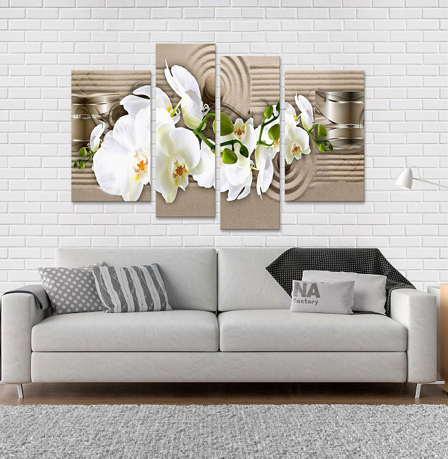 Модульная картина Абстракция Орхидея Art-156_4 Киев - изображение 2