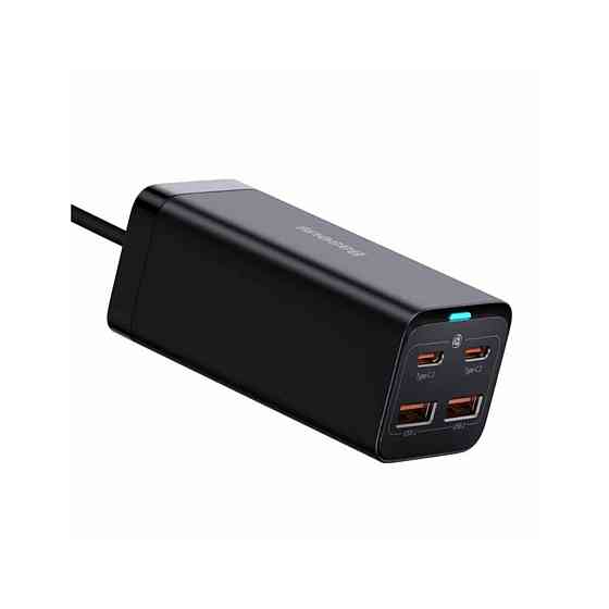 Мережевий зарядний пристрій Baseus GaN3 Pro Desktop Fast Charger 2U+2C 100W EU, колір чорний CCGP000101 Одеса