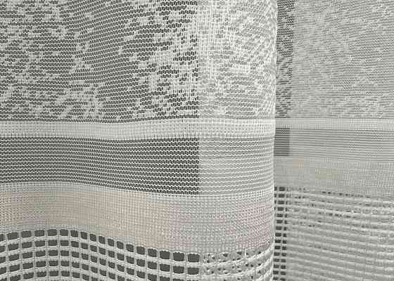 Тюль жакард мармур, колекція "Cale" колір кремовий 1553т Київ