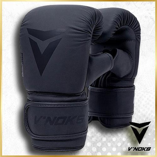 Тренувальні снарядні рукавички для боксу шінгарти V`Noks Ultima Black чорні розмір S/M Київ - фото 9