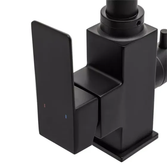 Смеситель для кухни с подключением к фильтру WEZER PRO4C-02-BLACK черный Киев