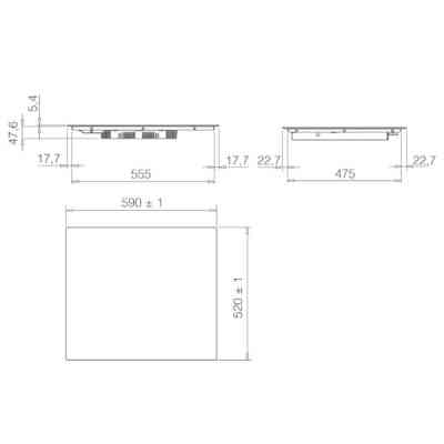 Варочна поверхня Elica RATIO 604 PLUS CONNECT BL Вінниця