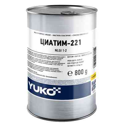 Смазка автомобильная Yuko ЦИАТИМ-221 1л (4820070242546) Винница