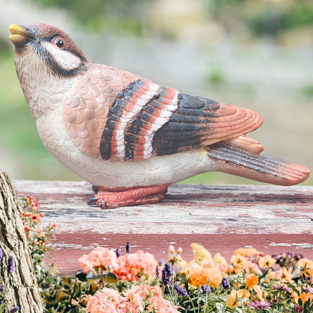 Садові фігурки Пара горобців 15 х 8.5 см з полістоуну Одеса - фото 6