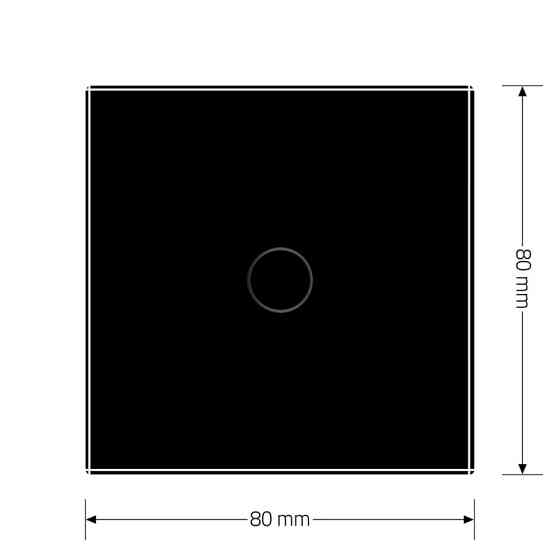 LIVOLO Комплект бездротовий сенсорний вимикач + розумний вимикач (реле) LIVOLO чорний матове ск Коломия