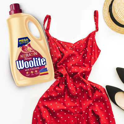 Гель для стирки Woolite Для цветных тканей С кератином 3.6 л (5900627090512) Винница - изображение 5