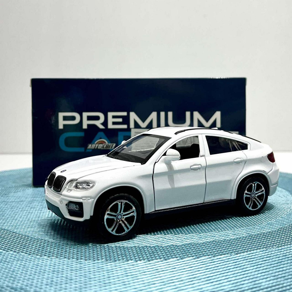 Машина джип Автосвіт BMW x6 металева інерційна 14см Біла (AP-1759) Чернигов - изображение 2