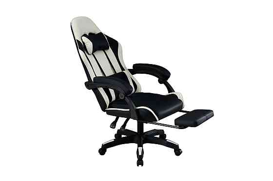 Крісло геймерське Форест, чорний/білий Киев