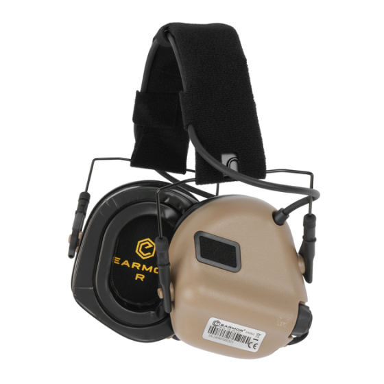 Активні захисні навушники Earmor M31 Plus із кріпленням Чебурашка Earmor M16A (Койот) Вінниця