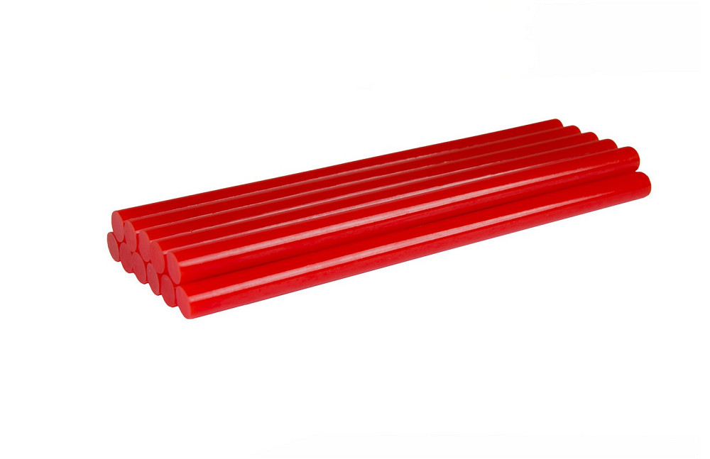 Стрижні клейові MASTERTOOL 11.2х200 мм 12 шт червоні 42-1158 Коломия - фото 3