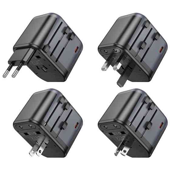 Зарядное устройство BOROFONE BAC13 Leader 3-портовое черное Киев