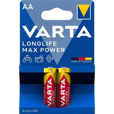Батарейка Varta AA Longlife Max Power щелочная * 2 (04706101412) Винница