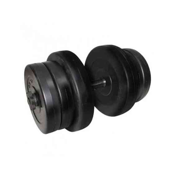 Гантель наборная композитная в пластиковой оболочке Rock pro 25,5 кг NE-PL-G-025 Винница