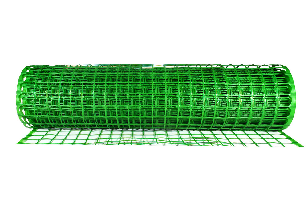 Сітка 45*45 1.0х20 м  пластикова Клевер (зелена) квадрат із запаяним краєм Дніпро - фото 3