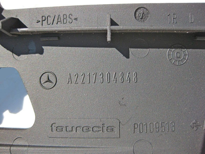 Mercedes-Benz  A2217304848 9116 Внутрішня ручка задніх правих дверей з чорною накладкою S-Class W221 Одесса - изображение 3