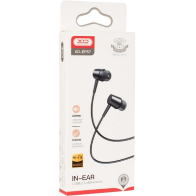 Навушники XO EP57 Black (XO-EP57-BK) Вінниця - фото 3