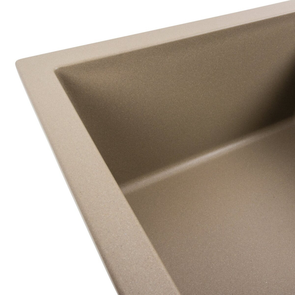 PLATINUM Гранітна мийка для кухні Platinum 7950 Selena матовий Титан Київ - фото 4