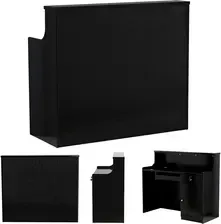 Ресепшн Calissimo Recepcja Fryzjerska Lakierowana Max 100cm Kosmetyczna Do Salonu Gabinetu Spa Czarna (PREK9013RF0130110) Київ