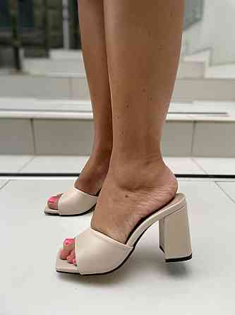 ARLEN Шльопанці жіночі ARLEN Ш-Амина бежеві (літо, шкіра натуральна) (4877) Коломия