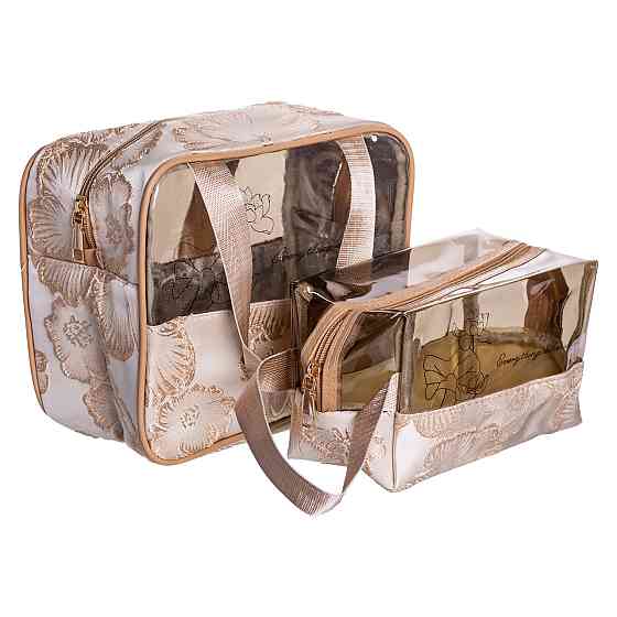 Прозорі жіночі косметички для дому та подорожей, 2 шт. Київ