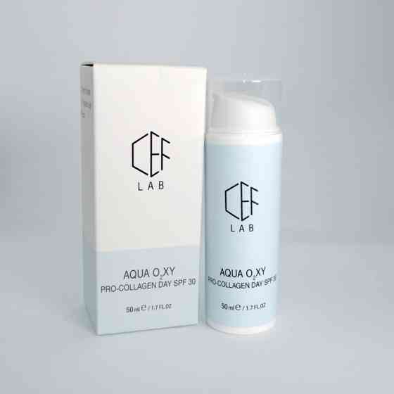Проколагеновий Денний Крем Spf 30 CEF Lab Aqua O2xy Pro-Collagen Day Cream SPF 30 50 мл Дніпро