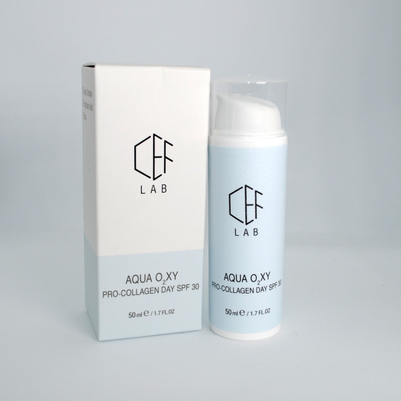Проколагеновий Денний Крем Spf 30 CEF Lab Aqua O2xy Pro-Collagen Day Cream SPF 30 50 мл Дніпро - фото 1