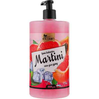 Гель для душа Ekolan Martini Крем-коктейль 1000 г (4820217131702) Винница
