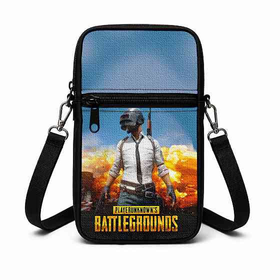 Сумка-чехол для телефона PUBG детская через плечо, водонепроницаемая мини-сумка (4955) Киев