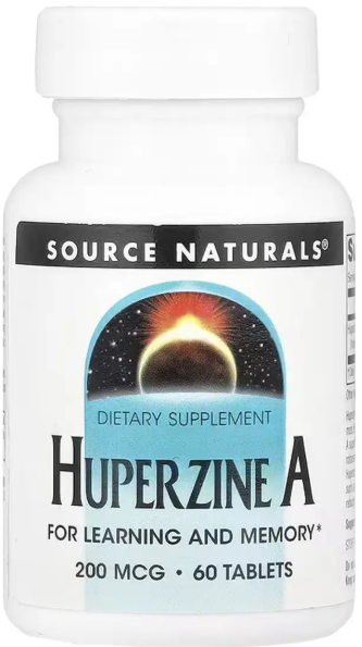 Препарат для мозку Source Naturals Huperzine A 200 mcg 60 таб Київ - фото 1