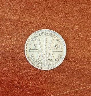Австралия 3 пенса 1951 Серебро Полтава - изображение 1