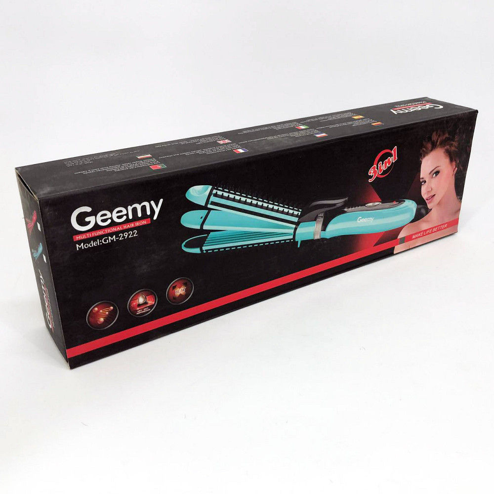 Плойка для створення гофре для волосся Gemei GM-2922 Багатофункціональні плойки волосся FE-13 Івано-Франківськ - фото 5