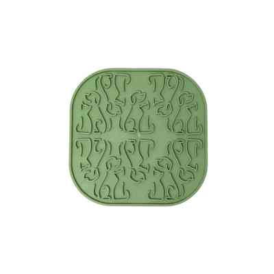 Универсальная посуда для животных Fiboo Lollipop Коврик для слизывания зеленый (FIB0040) Винница