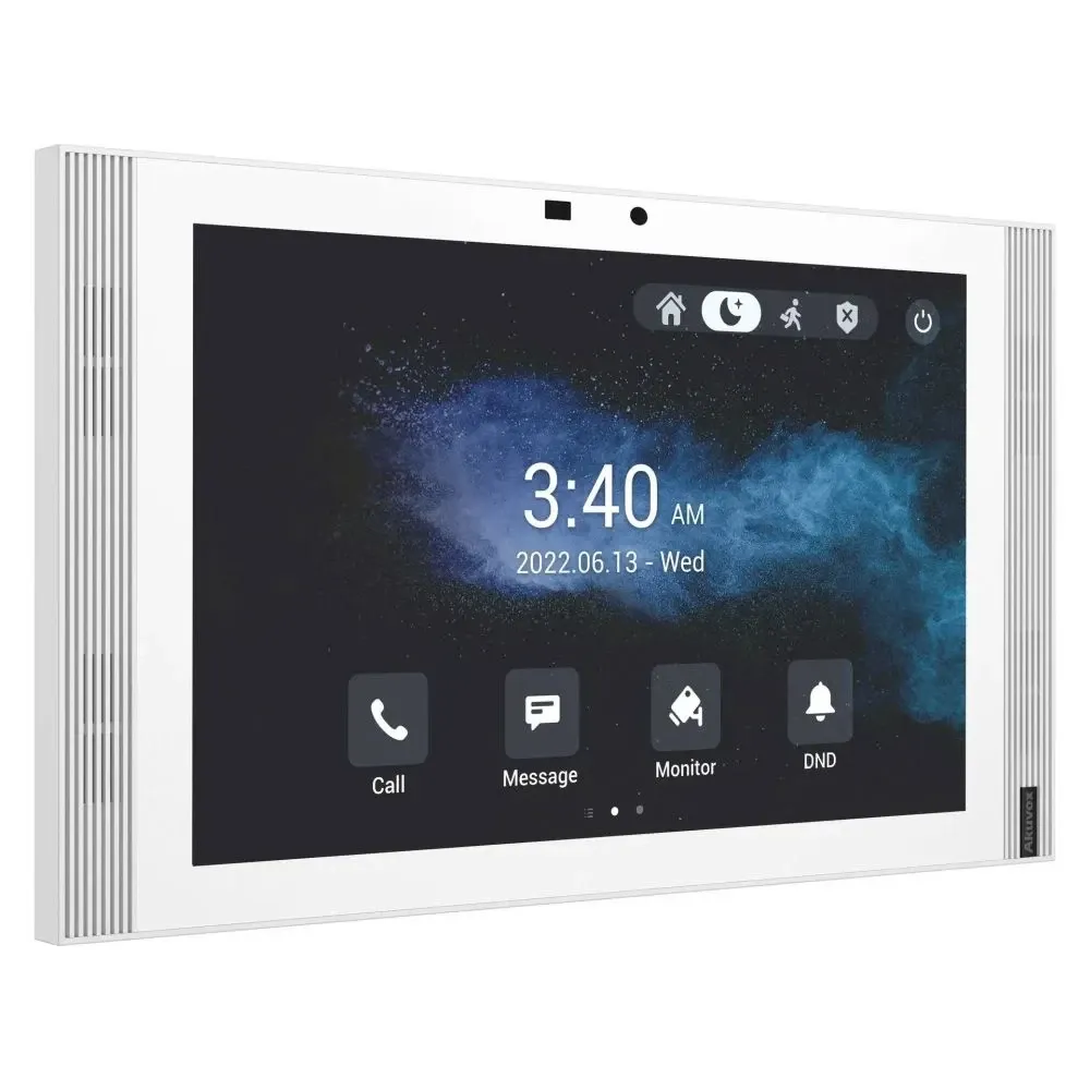 Відеодомофон 10” WiFi Akuvox S567A White SIP Android з камерою та Bluetooth (00-00002555) Київ - фото 6