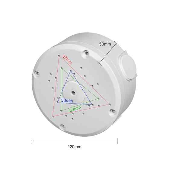 Монтажна коробка Light Vision VLC-01BX, пластик, 120*50 мм (75-00187) Київ