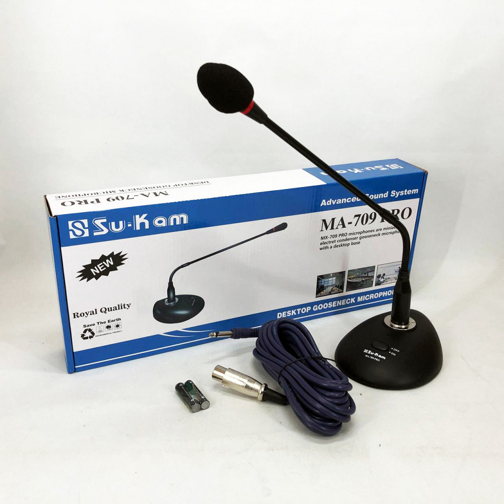 Микрофон настольный UKC DM MA-709 HS-849 для конференций Киев - изображение 1