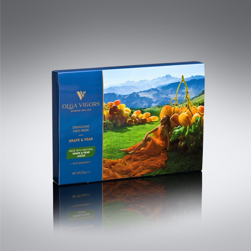 Активизирующая маска для лица Виноград и Груша Vigor 4 шт Киев - изображение 1