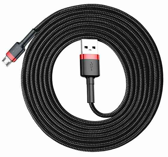 Кабель Baseus Cafule Cable USB - Micro 1.5A 2m, цвет красный+Black CAMKLF-C91 Одесса