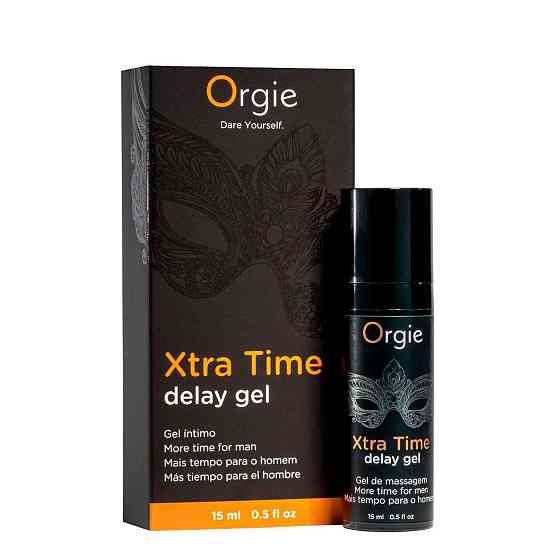 Гель-пролонгатор Orgie Xtra Time Delay Gel, 15 мл, на водній основі, без анестетиків Sex Aura Київ