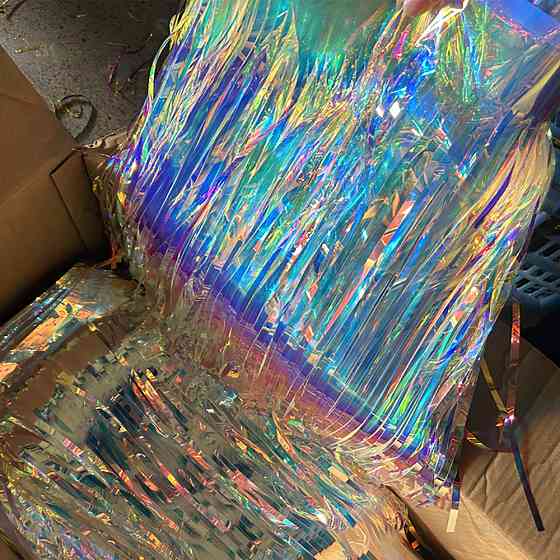 Дощик для фотозони 1 м на 1 м перламутровий Київ