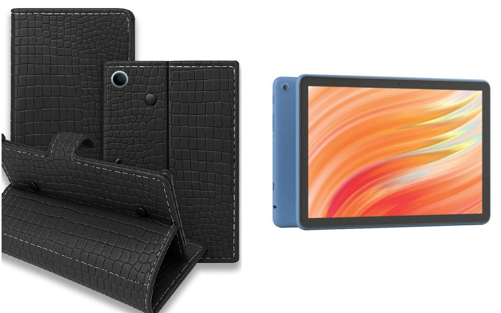 Книга-трансформер для планшета Amazon Fire Hd 10 2017, 2018, цвет Black Krokodil Black Киев - изображение 1