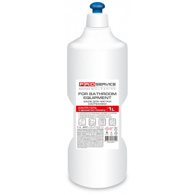 Рідина для чищення ванн PRO service для миття та дезінфекції сантехніки Лимон 1 л (4823071623192) Вінниця - фото 1