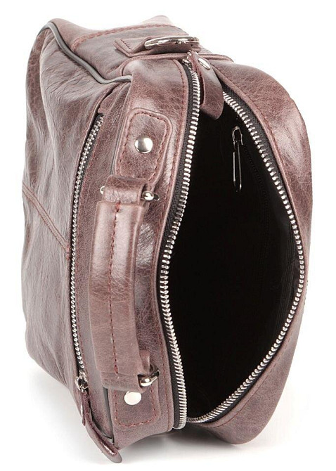 Сумка кожаная Коричневая (SHVIGEL) Киев - изображение 4