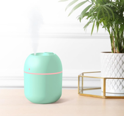 Портативний ультразвуковий зволожувач повітря 220 мл зелений Київ - фото 6