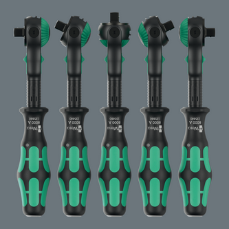 Тріскачка з поворотною головкою 1/4" Wera Zyklop Speed 8000 A Black Edition (05135880001) Одеса