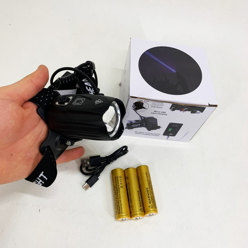 Фонарь налобный BL-T35-P160 3x18650 MO-33 Львов - изображение 8