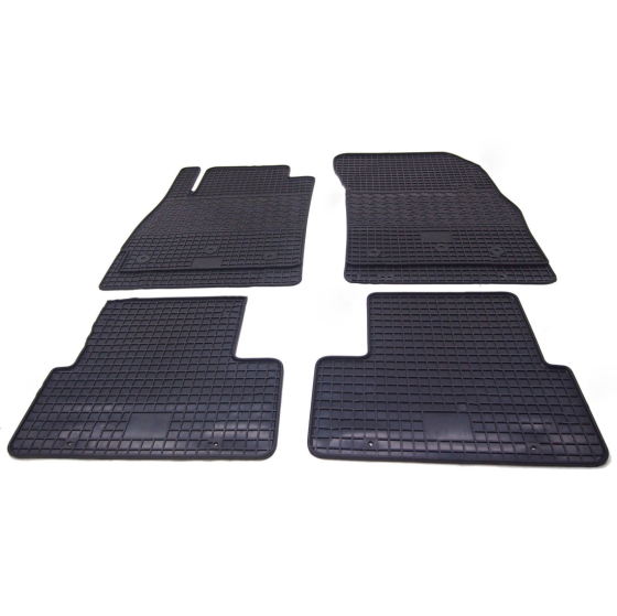 Комплект резиновых ковриков Chevrolet Cruze 2009–2016 (бортик 1 см, черные) Чортков